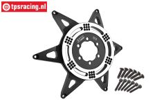 MX0606R-BK PROMOTO rear Alu-Wheel star Black, 1 pc.