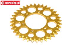 LOS362007 PROMOTO Rear sprocket gold 36T, 1 pc.