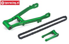 MX3057-G PROMOTO Alu rear fork XL Green, Set