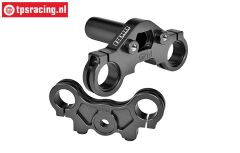 MX028-BK PROMOTO Alu-Triple Clamp Black, Set