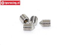 M2009/13 Mecatech Shock closure screw, 4 pcs.