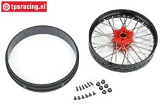 PRO283600T2 Pro-Spec V2 Alloy Front rim Red/Black, set