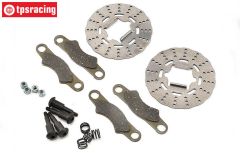 TLR252011 Brake Disk, Pad & Screw 5B-5T-MINI, Set