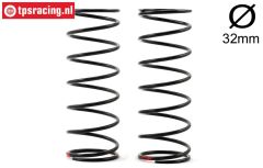 TLR253003 Shock spring front 9.1 lb, 2 pcs.