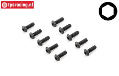 LOS235007 Button Head screw M4-L12 mm, 10 pcs,