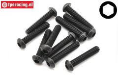 TLR255036 Button Head Screw M6-L30 mm, 10 pcs