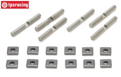 TLR352001 Differentiel Pins & Blocks BWS-LOSI-TLR, set