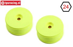 TLR45000 TLR Disk rims Yellow, 2 pcs