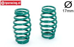 TPS0627 Progres. Spring Green Ø17-Ø2,8-L54 mm, 2 pcs.