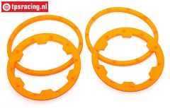 TPS5030/OR HD Nylon Beadlock Orange, 4 pcs.