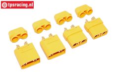 TPS087/90 AMASS XT90 Gold Plug Ø6,0 mm, 4 pcs