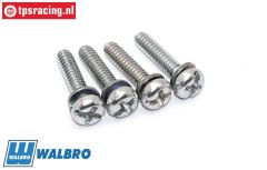 ZN0089 Walbro Pump Holder Screws, 4 pcs