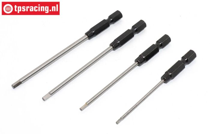 TPS0280 TruTorque HSS hex bits, 4 pcs.