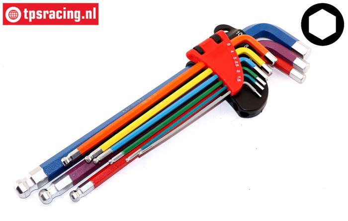 TPS2020/10 Allen Key Set 1.5~10 mm, 9 pcs.