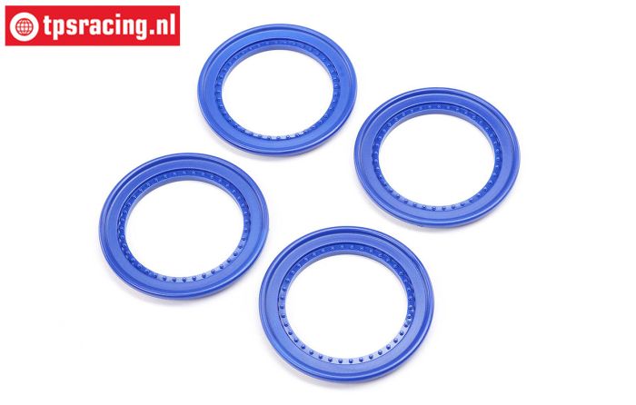LOS-1821 LOSI LMT 2.0 Beadlock Bleu, 4 pcs,