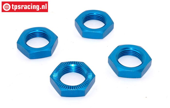 TPSB3227/04 Alu-Wheel nut Bleu 25 mm, 4 pcs.