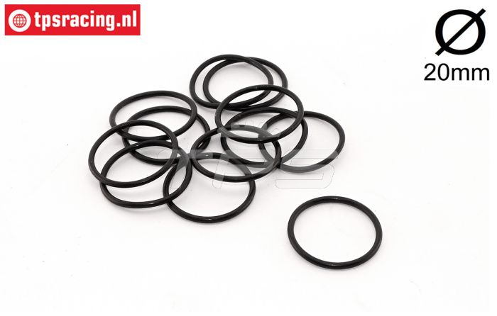 FG7206/04 Shock O-ring adjustment Ø20 mm, 12 pcs.