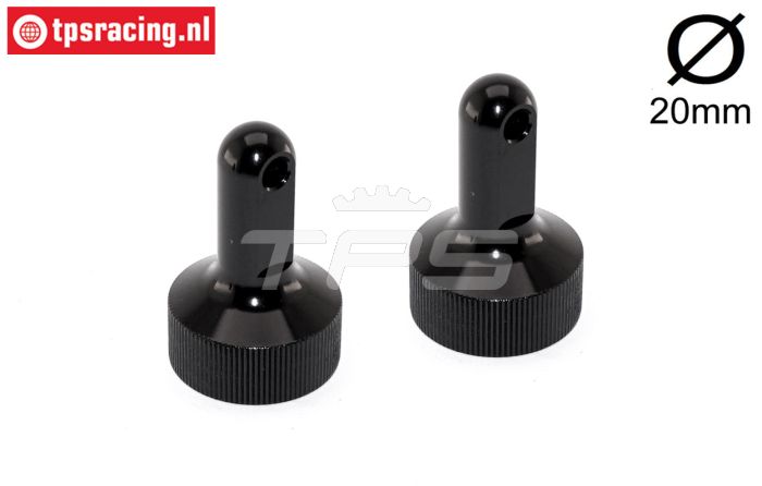 FG7212/02 EVO Shock upper cap long Ø20 mm, 2 pcs.