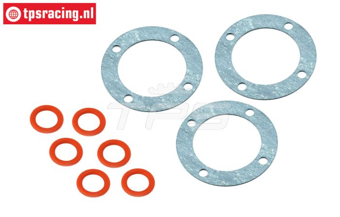 TPS252097 LOSI 5T Differential gasket O-ring, Set