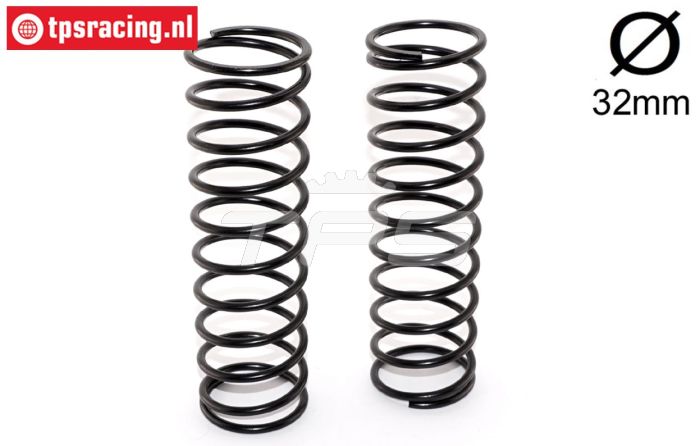 TPSB2972 Shock spring Ø3,2-L130 LOSI 5T-BWS-TLR, 2 pcs.