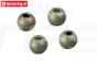 BWS55039 Alloy Balls Ø10/Ø4/H8 mm BWS-LOSI, 4 pcs