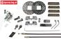 FG10451 Cable brakes rear Formula 1, Set