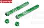 MX142-G PROMOTO-MX Shock housing front Green, set