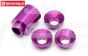 HPI87459 Spacer Clutch bell holder Purple, Set