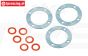 TPS252097 LOSI 5T Differential gasket O-ring, Set