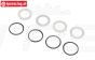 LOS364009 PROMOTO-MX Alu-triple clamp gasket & seal, set