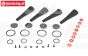 LOSB2856 Shock rubbers LOSI 5T-BWS-TLR, set