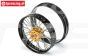 PRO283600T3 Pro-Spec V2 Alloy Front rim Black/Gold, set