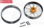 PRO283600T3 Pro-Spec V2 Alloy Front rim Black/Gold, set