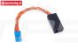 TPS59190 Silicone Y-cable Gold L10 cm, 1 pc.