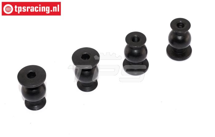 AR330554 ARRMA Steel ball M3-Ø8-Ø12 mm, 4 pcs.