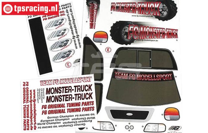 FG20155 Decals FG Monster-Stadium-Street Truck, Set