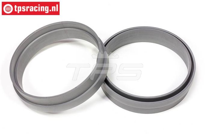 FG3106 1/6 Rim extension ring Silver, 2 pcs