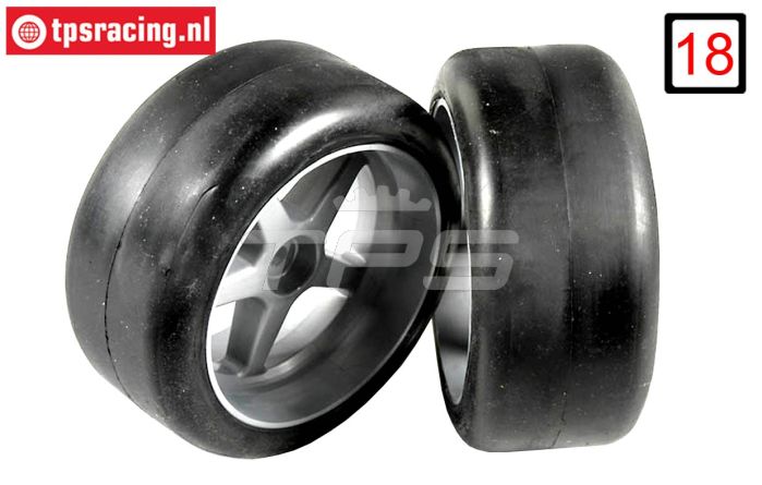 FG6417/09 1/6 Slicks S Soft Glued W80 mm, 2 pcs.