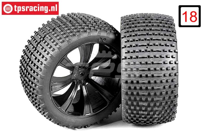 FG67207/06 Truggy m tires gleud Ø185-B85 mm, 2 pcs.