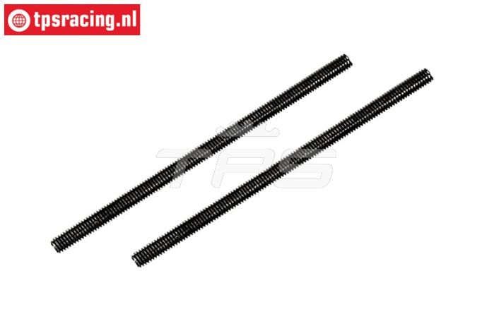 FG67542 Steel threaded rod M4-L83 mm, 2 pcs