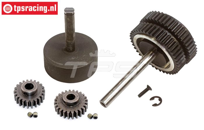 FG7452 2-Speed Gearbox FG 1/5 4WD, Set