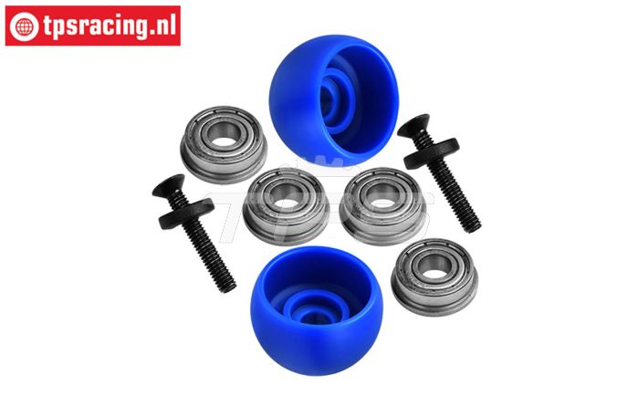 MX040-B PROMOTO-MX Side support rollers Blue, Set