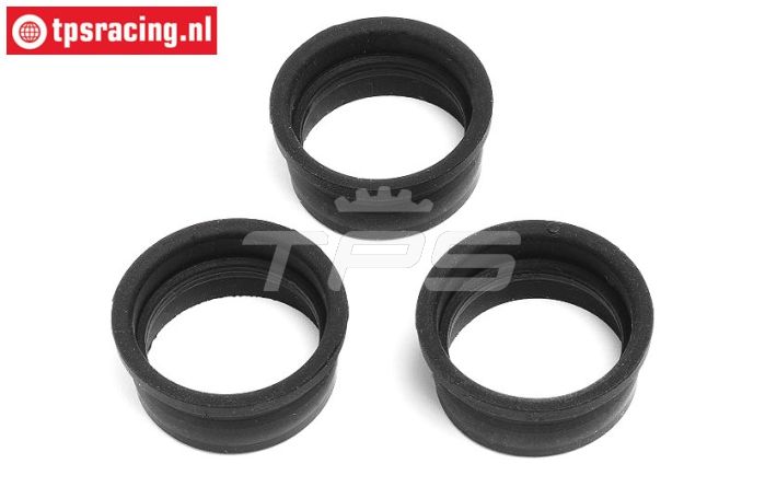 HPI86710 Silicone Exhaust Coupling, 3 pcs.