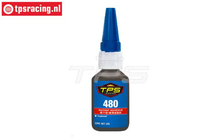 TPS480/20 Rubber Quick glue black 20 gr., 1 pc.