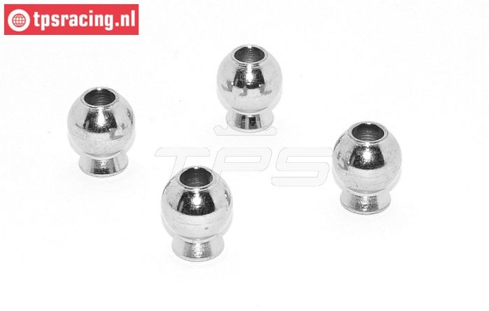 TPS5904/03 Coated steel balls steering rods LOSI-BWS, 4 pcs.