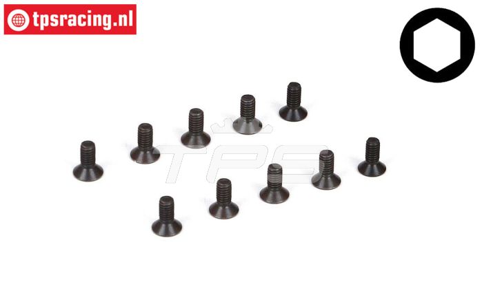 TLR235003 Countersunk head screw M2,5-L6 mm, 10 pcs.