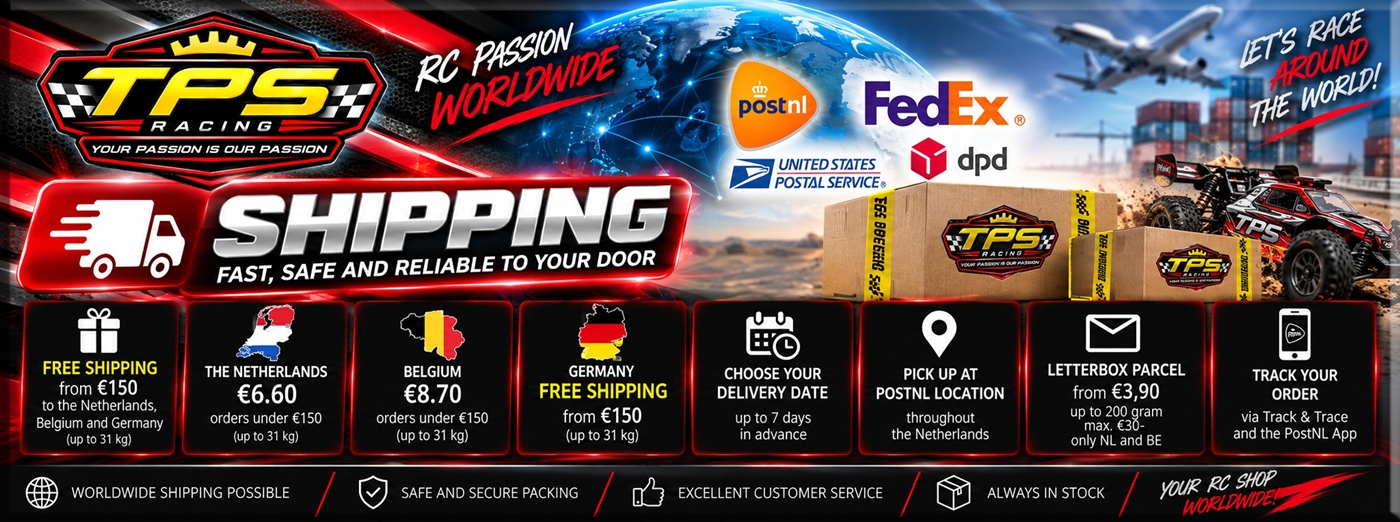 TPS Racing shop and warehouse – RC shop with expert advice and a large stock