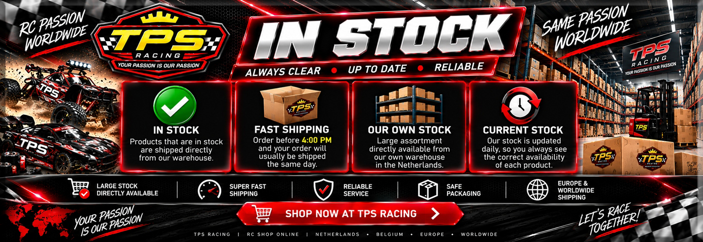 TPS Racing shop and warehouse – RC shop with expert advice and a large stock