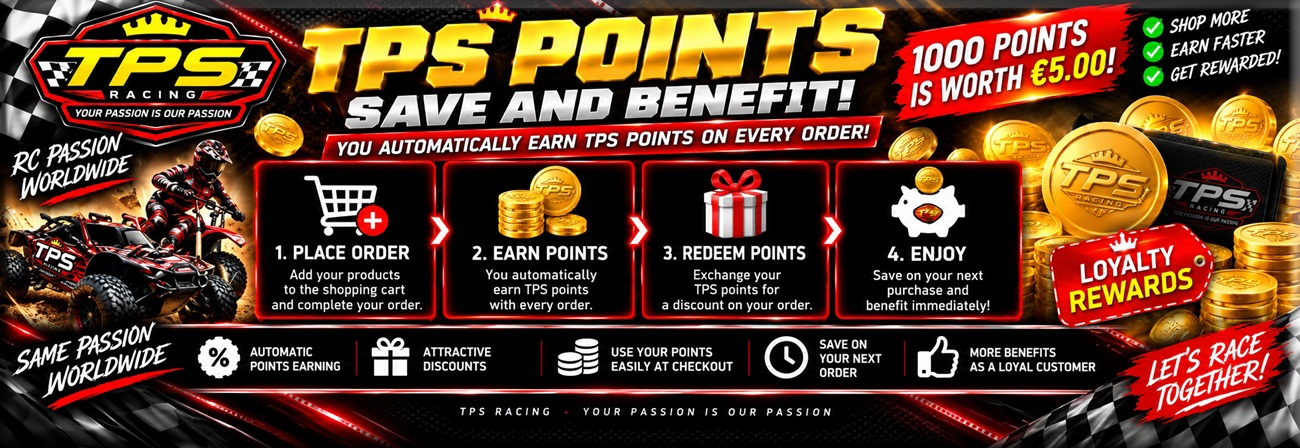 TPS Racing Reward Points – save points and receive discounts