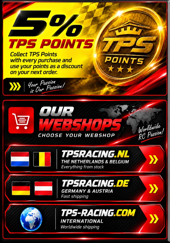 5% TPS Points and our TPS Racing webshops